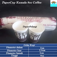 / Paper Cup / Coffee Cup Paper Cup Kumala 8oz Coffee