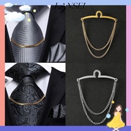 LA Tie Clip Banquet Tie Accessories Shirt Chain Buckle Necktie Accessories Wedding U-shaped Tie Chai