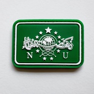 patch rubber logo banser ansor -nu -rubber patch banser - tempelan emblem karet velcro