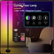 MIWATLED Nordic Floor Lamp Dimmable 4cm/4ft Height RGB Stand Light DIY Stand Lamp for Living Room Re