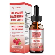 Totaria Potassium Magnesium Liquid Drops Supplement Potassium 200mg & 600mg Triple Complex Magnesium