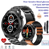 Smart Watch ECG PPG Blood Sugar Blood Pressure Oxygen Body Temperature Monitor Smart Watch