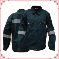TK 100% COTTON TEBAL MEN'S SAFETY WORKING JACKET TEBAL / WORKING JACKET / BAJU KERJA TEBAL LELAKI 36