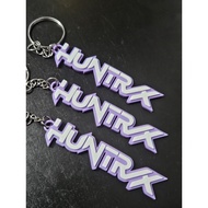 KPOP DEMON HUNTER LOGO HUNTRIX KEYCHAIN