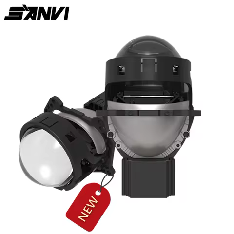 SANVI New A11pro Bi LED Projector Lens Headlight for H7 LED H4 H1 H11 9005 9006 Headlights Projector