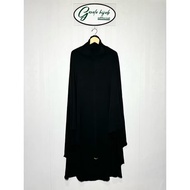 Khimar JUMBO NONPAD Model V Shape Lancip Bahan Crinkle Airflow Premium GAZALA HIJAB || jilbab syari