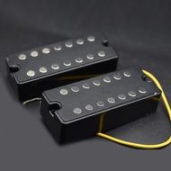 Alnico 5 7-String Sealed 2-Hole Bass Guitar Pickup 5 String Double Coil Humbucker Pickup Ceramic Mag