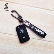 FANMAO 【XPS】 Yamaha Nmax Xmax NVX Mio Aerox S silicone keyless key cover Remote Key Silicone Case Cover Motorcycle Car Key Case holder keyfob key pouch shell