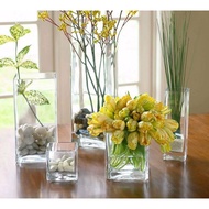 Square Glass Jar - Square Cylindrical Glass Jar "BREAKABLE TANK'