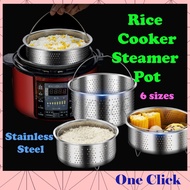 Stainless Steel Steamer Steam Steaming Rack Basket Rice Cooker Instant Pot Nasi Kukus Pengukus 电饭锅蒸饭笼