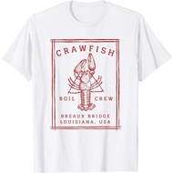 Crawfish Crew Breaux Bridge Retro Cajun Seafood T-Shirt