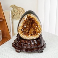 巴西黃晶洞 243400