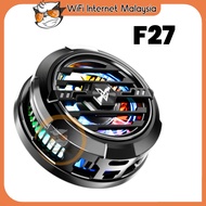 F27 Penyejuk Telefon Ice Cooler 15W Permainan PUBG Mobile Legends 2in1 & Lampu RGB F27 Phone Cooler 