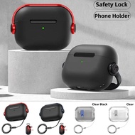2025 New For AirPods Pro 3 Case Safety Lock Protective Cover For AirPods Pro 3rd Generation Case Acc