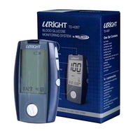 WELNESS URIGHT TD-4267 เครื่องวัดน้ำตาลในเลือด Blood Glucose Monitoring System Meter Glucometer Monitor