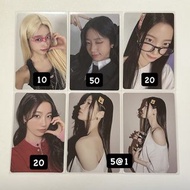 lesserafim小卡 kazuha小卡 中村一葉小卡