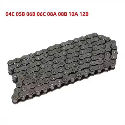 1Pcs 0.5/1.524/5Meter Short Pitch Roller Chain Industrial Transmission Chain 04C 05B 06B 06C 08A 08B