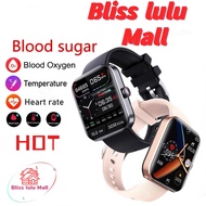 []2023 NEW Blood Glucose Smartwatch Electrocardiogram Temperature Blood Oxygen Sleep Monitoring ECG+PPG Sports Smart Watch  digital led electronic wristwatch XIAOMI