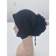 🔥H O T🔥 Inner Lace Turkey Berdagu | Inner Sanggul Lace Berdagu | Anak tudung Lace turkey | Ciput Tur