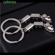 CYBERPULSE Mini Train Model Alloy Keychain, Train Model Movable Joint Movable Joint Train Keyring, B