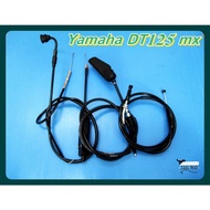 FRONT BRAKE CLUTCH THROTTLE CABLE SET For YAMAHA DT125MX // Line 130cm 107cm Accelerator 143cm