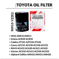 OIL FILTER (90915-YZZE2) TOYOTA ESTIMA 2.4, VELLFIRE 2.4, HARRIER 2.4, WISH, FORTUNER, CAMRY
