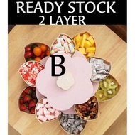 Raya sales ready stock bekas kuih biskut raya viral double layer murah
