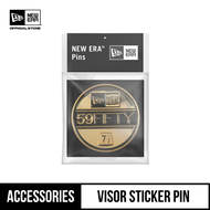 New Era Black & Gold Cap Sticker Pin