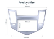 Frame Chevrolet Cruze Silver 2009-2011