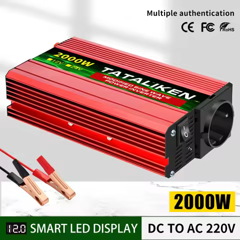 Modified Sine Wave Inver DC12VTo AC 220V Voltage 500W-4000W 50HZ Power Converter Solar Car Transform