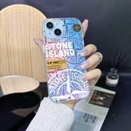 Suitable for Apple 16 Phone Case 15promax13P Foreign Trade 11 Laser 12 Foreign Trade IMD Stone Islan