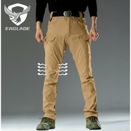 EAGBLADE Tactical Cargo Pants for Men IX7-Stretch/XS-4XL In Brown Waterproof Stretchable