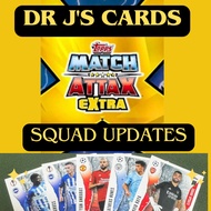 Match Attax Extra 2024 Squad Updates Cards