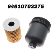 【P.C.H】-New Engine Oil Filter Housing Cover Cap with Filter Elements for 3.6L 3.0L 2015-2018 9461070