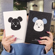 For ipad pro 11 air 4 10.9 2020 gen 8th 7th 10.2 cartoon bear case soft cover for mini 1/2/3/4/5 air 1 2 3 pro 10.5 inch stand flip cover for ipad 2 3 4 ipad 9.7