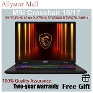 2025 MSI Gaming Laptop Crosshair 16 HX 17 HX R9-7945HX Ultra9-275HX RTX5060 RTX5070 240Hz