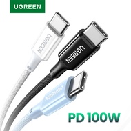UGREEN 100W USB C Cable For Phone 16 15 Type C Cable For pad PD Fast Charger Cord Type-C Cable