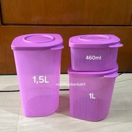 3pcs Tupperware dry cake jars Tupperware canister/s 3pcs