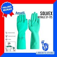 Long LATEX Rubber Gloves ANSELL SOLVEX 37-175