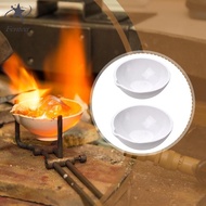 [Fenteer] Ceramic Crucible Bowl Cup Melting Dish Dish for Jewelry  Refining Metal