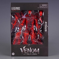 Bandai | ฟิกเกอร์แอ็คชั่น Marvel Comics Red Venom Slaughter Deluxe Edition - ของเล่นสะสมแบบหลายชิ้นพ