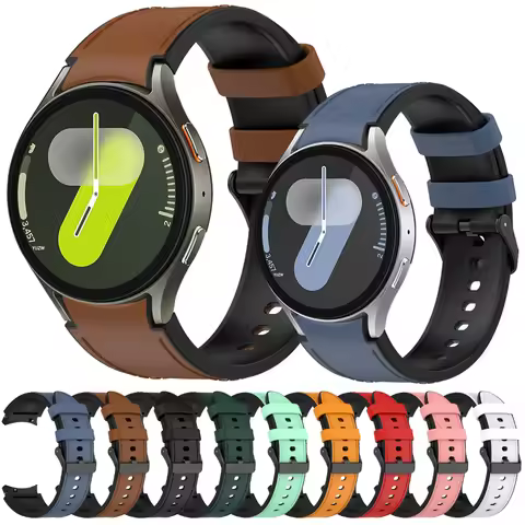 No Gaps Bands For Samsung Galaxy Watch 7/ 7 LTE 44mm Watch6 4 5Pro 45mm 44mm 40mm Strap Official Sof