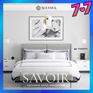 Sultera Bedsheet [1200TC] SAVOIR Exclusive Hotel Collection @ The Sultan Cadar Bedsheets Set Queen |