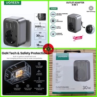 UGREEN GaN PD 30W POWER ADAPTER OUTLET EXTENDER CD314 90613