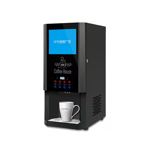 SUPIN 30SCW-L 13.2in Video Player Support Customization Fast Speed Dispensing Powder Vending Coffee 