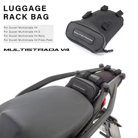 1.5L Storage Tool bag For Ducati Multistrada V4 V4 S V4 Rally Luggage Rack bag Dust-Proof Travel Lug