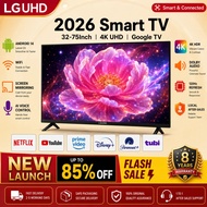 LGUHD 4K Borderless Smart Google TV 32-58 Inch  8 Years Warranty DVB-T2 Netflix YouTube  MYTV MyFree
