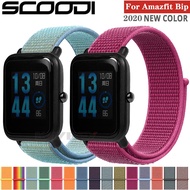 2020 New Color 20mm Nylon Loop Woven Strap for Xiaomi Huami Amazfit Bip 1S bip 3 / bip u pro / bip s Smart Watch Wearable
