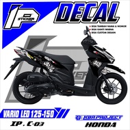 Decal VARIO LED 125-150 - Sticker Decal Variation List HONDA VARIO LED 125-150 IP Striping1 IP.C.03