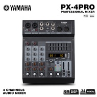YAMAHA PX มิกเซอร์ขนาดเล็กการ์ดเสียงบ้านมินิ 4/6/8 ช่องทางโทรศัพท์มือถือคอมพิวเตอร์บันทึกถ่ายทอดสดเค